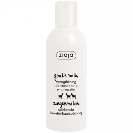 Balsam pentru intarirea firului de par cu lapte de capra si keratina, 200 ml, Ziaja