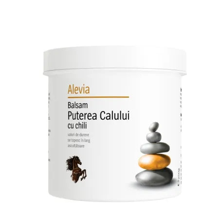 Balsam Puterea Calului cu Chili, 250gr, Alevia