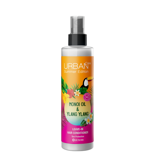 Balsam spray fara clatire cu ulei de Manoi si Ylang Ylang Summer Edition, 200 ml, Urban Care