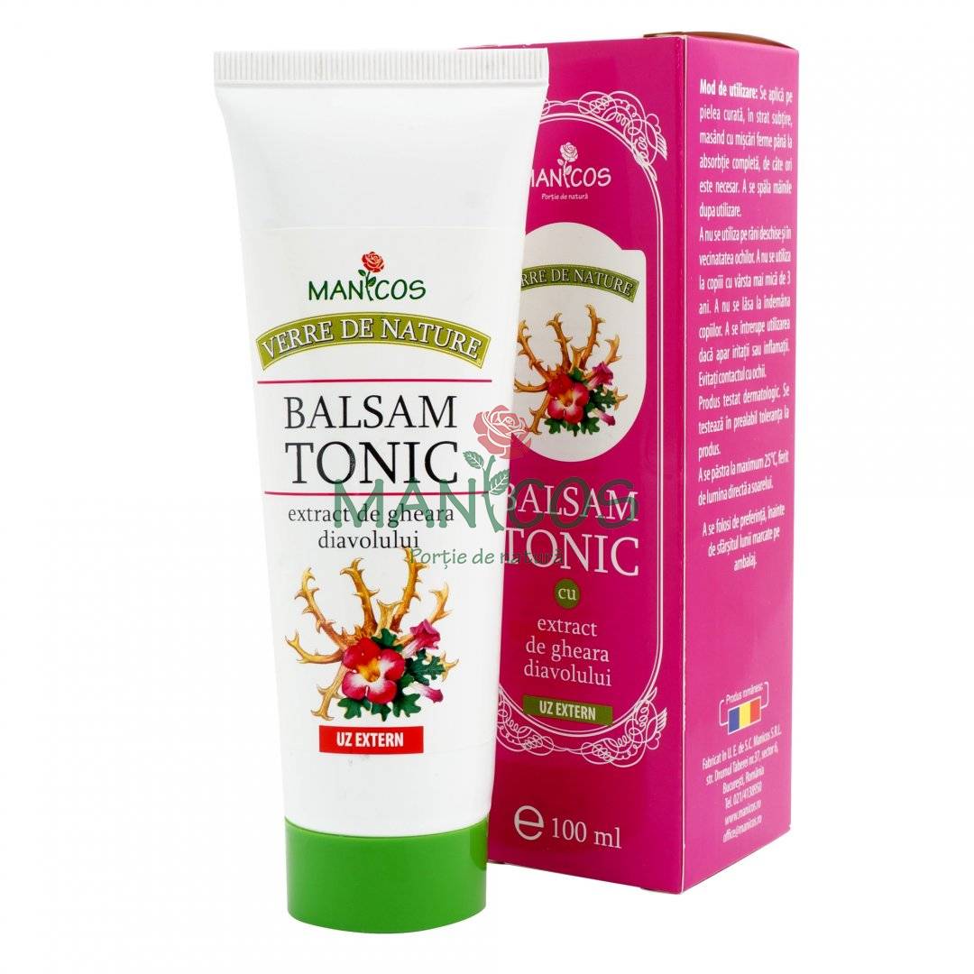 Balsam tonic cu extract de gheara diavolului 100 ml