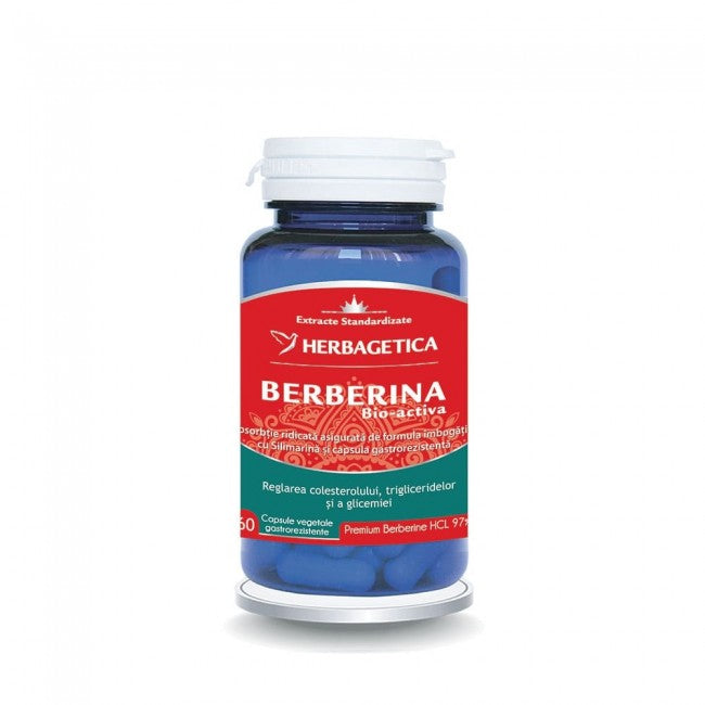 Berberina Bio Activa Herbagetica 60 Capsule