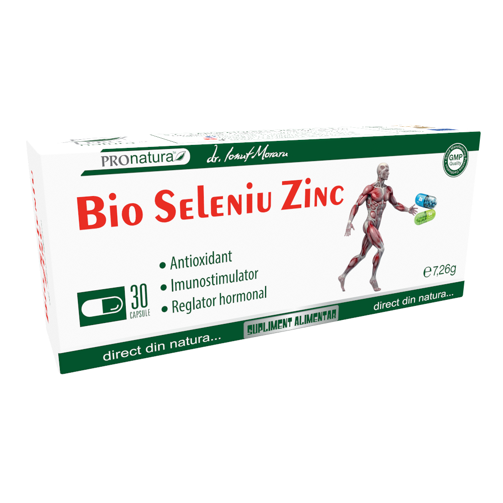 Bio Seleniu Zinc 30cps blister
