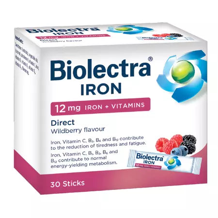 BIOLECTRA Iron Direct, 30 plicuri, VEDRA