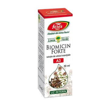 Ulei Biomicin Forte A3, 10 ml, Fares