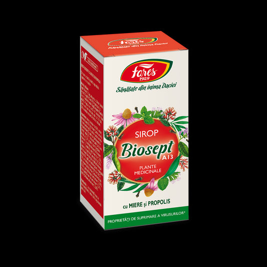 Biosept cu miere și propolis, A13, sirop, 100 ml
