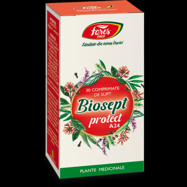 Biosept Protect, A24, 30 comprimate de supt