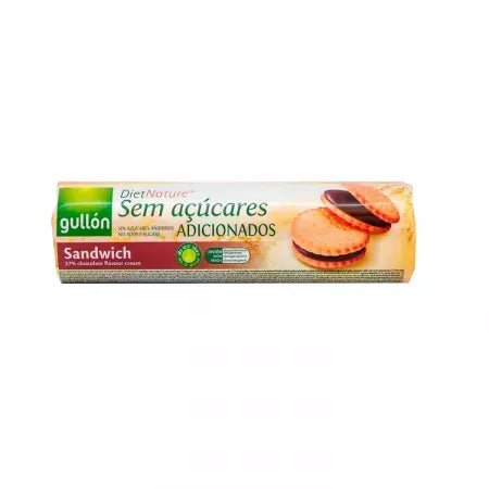 Biscuiti cu crema de ciocolata, 250 g, Gullon