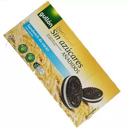 Biscuiti sandwich cacao cu crema, 210 g, Gullon