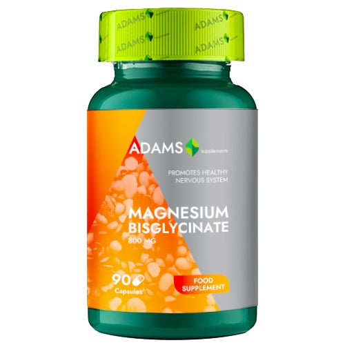 Bisglicinat de Magneziu 800mg 90cps