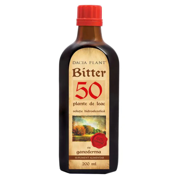 Bitter 50 Plante de Leac cu Ganoderma tinctura 200ml
