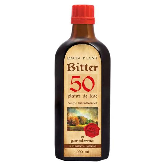 Bitter 50 Plante de Leac cu Ganoderma tinctura 200ml