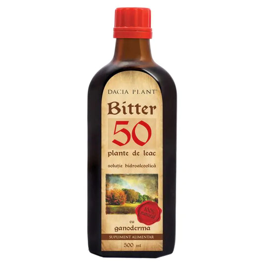 Bitter 50 Plante de Leac cu Ganoderma tinctura 500ml