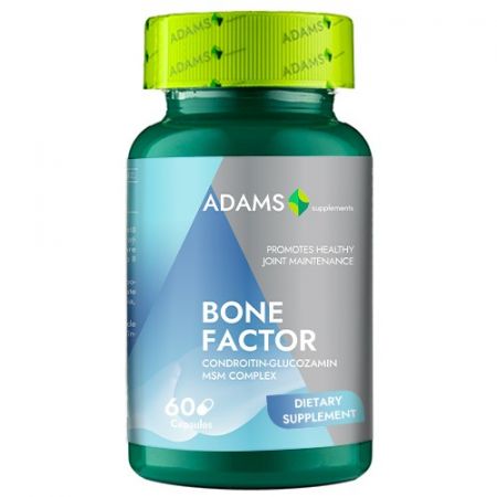 Bone Factor MSM Glucozamină Condroitină, 60 cps