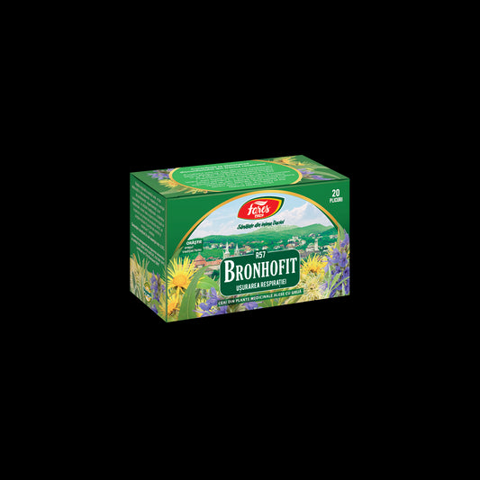 Bronhofit (ușurarea respirației), R57, ceai plic