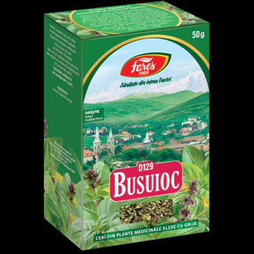 Busuioc, iarbă, D129, ceai la pungă