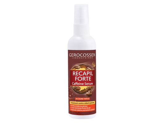 Ser tratament contra caderii parului cu cafeina Recapil Forte,125 ml