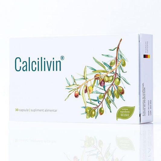 Calcilivin - calciu, vitamina D3 și oleuropeină pentru oase sănătoase