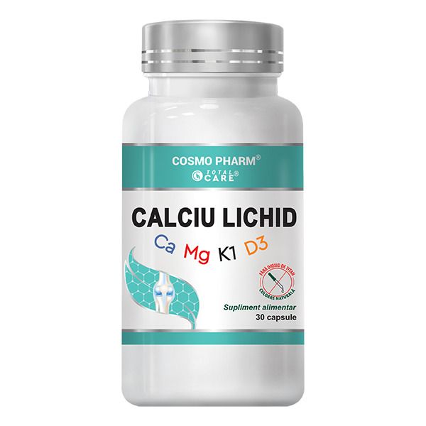CALCIU LICHID cu Magneziu, Vitamina K1 si D3