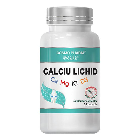 CALCIU LICHID cu Magneziu, Vitamina K1 si D3