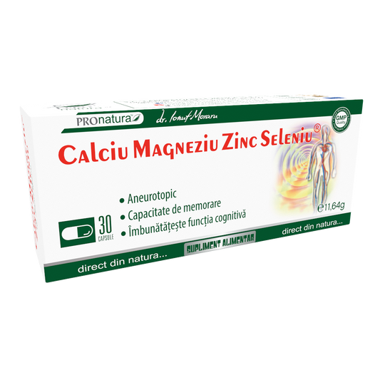 Calciu Magneziu Zinc Seleniu 30cps blister