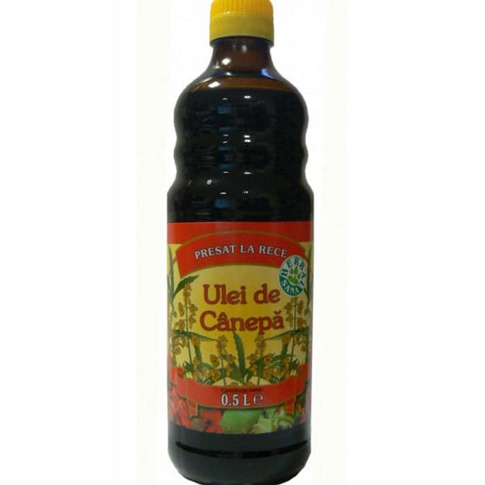 Ulei de Canepa presat la rece - 500 ml, Herbal Sana
