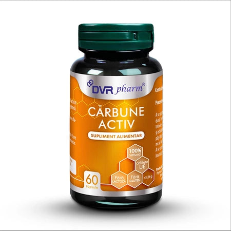 Cărbune Activ – 60 capsule, DVR Pharm