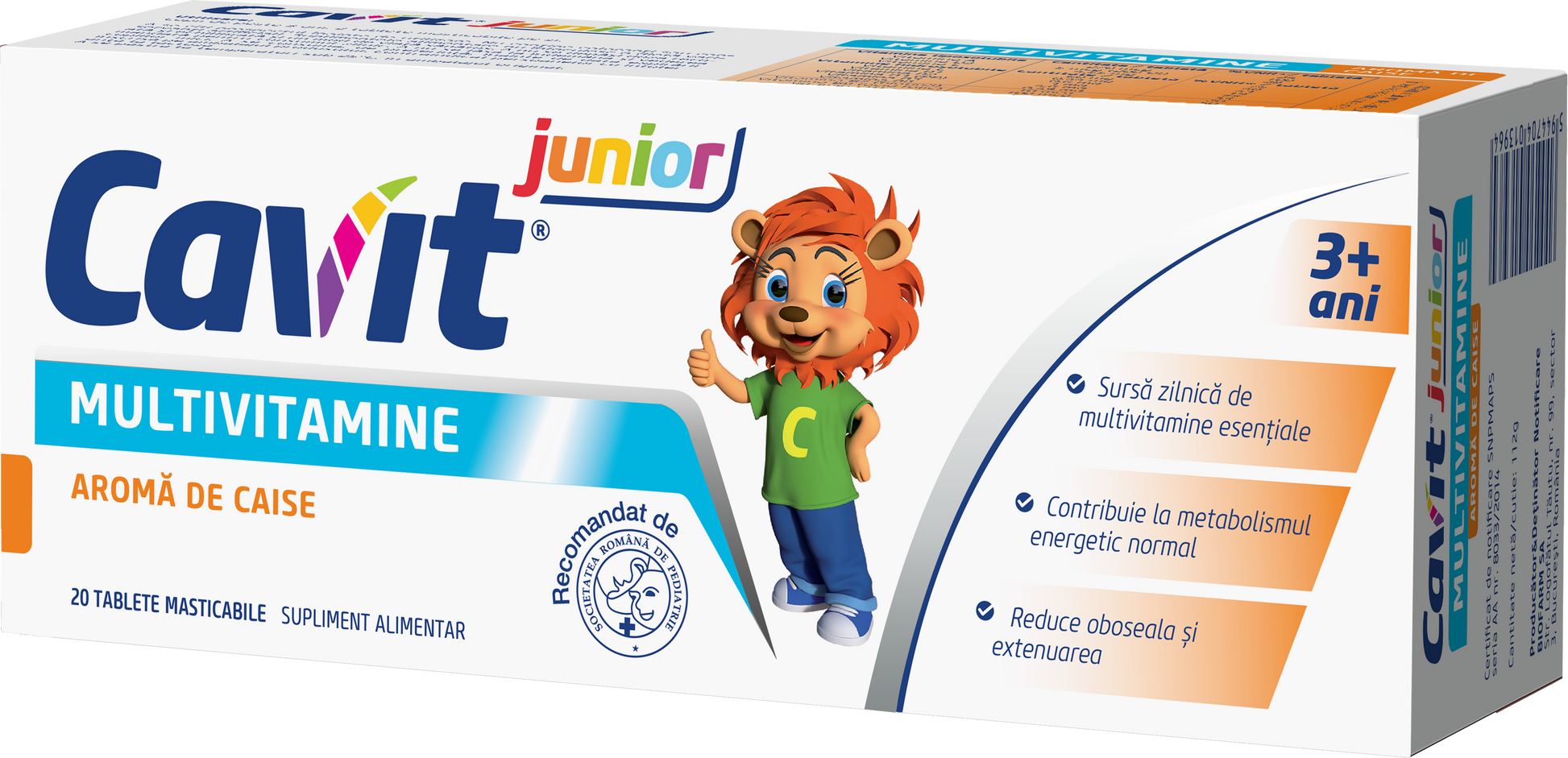 Cavit® Junior cu aroma de caise