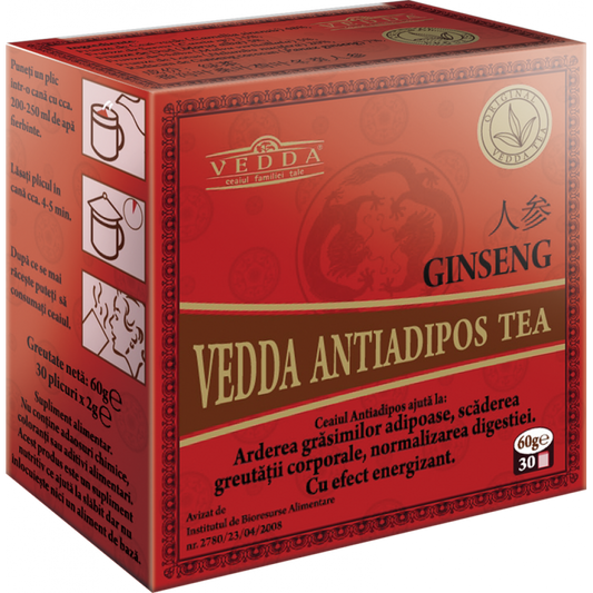 Ceai curativ, Antiadipos Vedda cu Ginseng