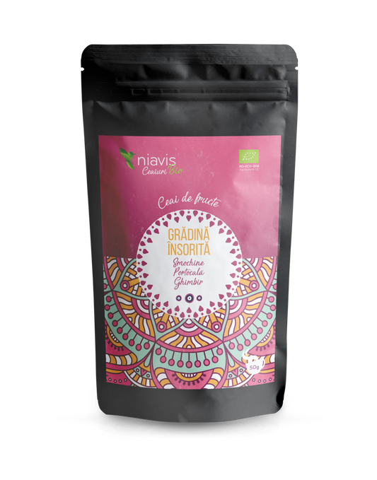 Ceai Bio Gradina Insorita, 50 g, Niavis