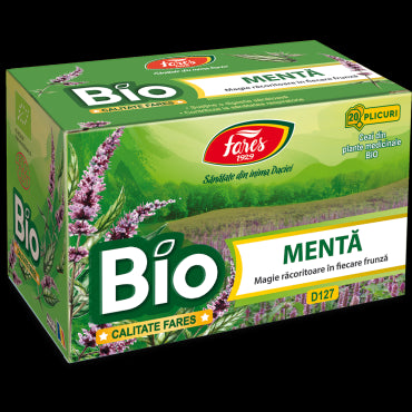 Mentă bio, D127, ceai la plic
