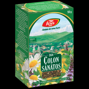 Colon sănătos, D64, ceai la pungă