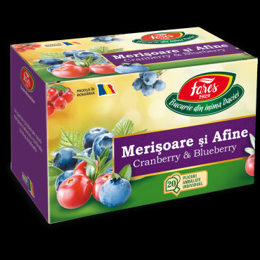 Ceai cu merișoare și afine, Horeca