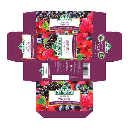 Ceai de fructe de padure, 20 plicuri, Naturavit