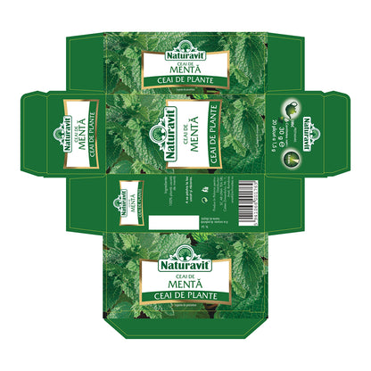 Ceai de menta, 20 plicuri, Naturavit