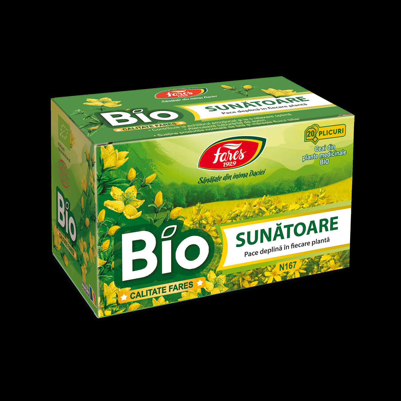 Ceai de sunătoare bio, N167
