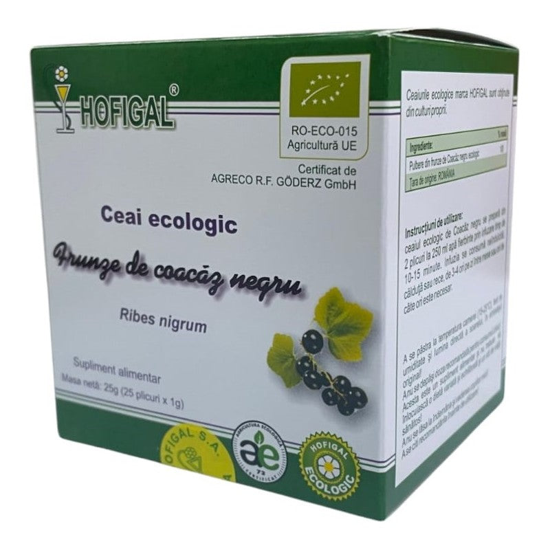 Ceai Ecologic - FRUNZE DE COACAZ NEGRU