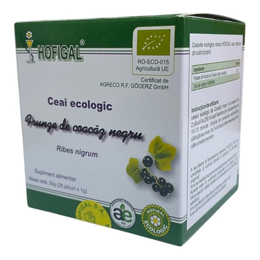 Ceai Ecologic - FRUNZE DE COACAZ NEGRU