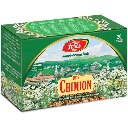 Ceai fructe de Chimion D 118, 20 plicuri, Fares