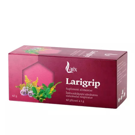 Ceai Larigrip, 40 plicuri, Larix