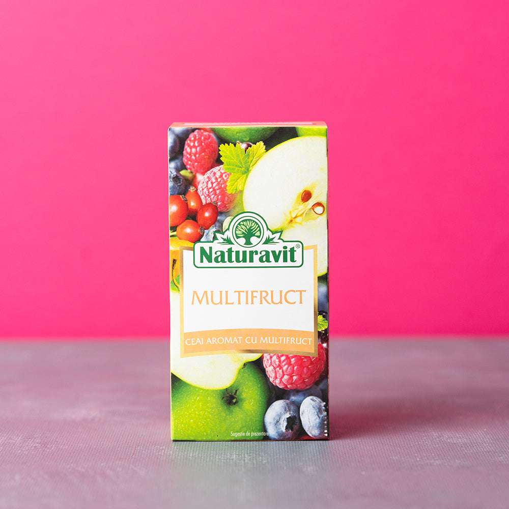 Ceai multifruct, 20 plicuri, Naturavit