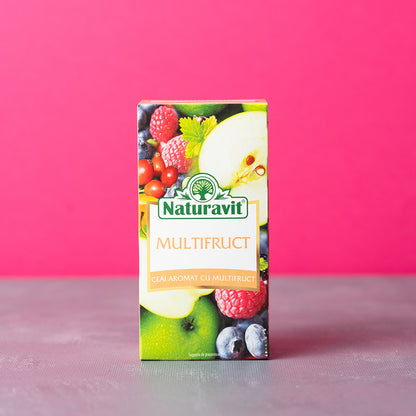 Ceai multifruct, 20 plicuri, Naturavit