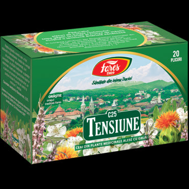 Tensiune, C25, ceai la plic