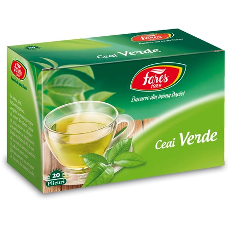 Ceai Verde, 20 plicuri, Fares