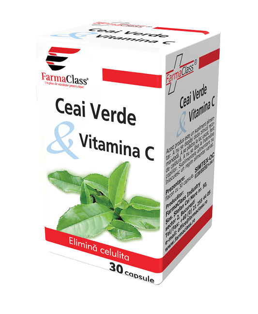 Ceai verde & Vitamina C 30cps