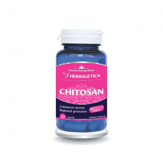 Chitosan Herbagetica 60 capsule