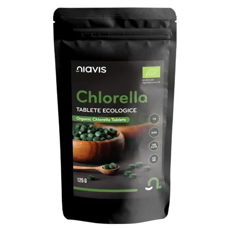Chlorella Tablete ecologice, 125g, Niavis