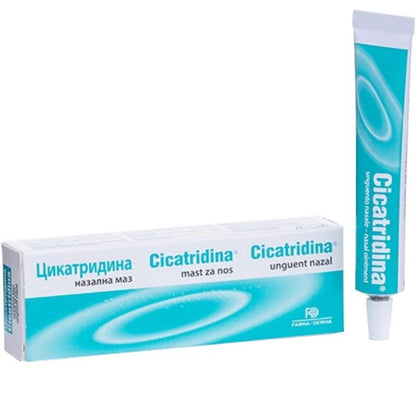 Cicatridina unguent nazal - în caz de uscăciune nazală și cruste