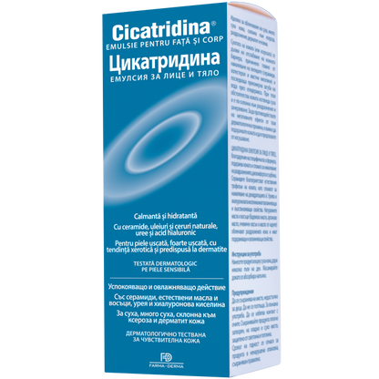 Cicatridina emulsie - pentru piele uscată, deshidratată și eczeme