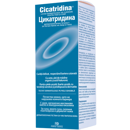 Cicatridina lichid dermatologic - pentru piele uscată și atopică