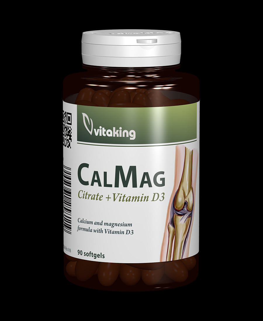 Citrat de Calciu-Magneziu cu vitamina D - 90 capsule gelatinoase